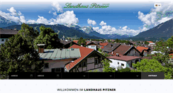 Desktop Screenshot of landhaus-pitzner.de